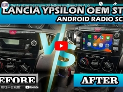 LANCIA YPSILON 2011-2020 için tüm Android multimedya yükleme kılavuzu
