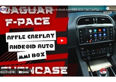 Kablosuz Android Otomatik Arayüz Kutusu Range Rover Evoque Discovery 4 Jaguar XE XF 2013-2017 için